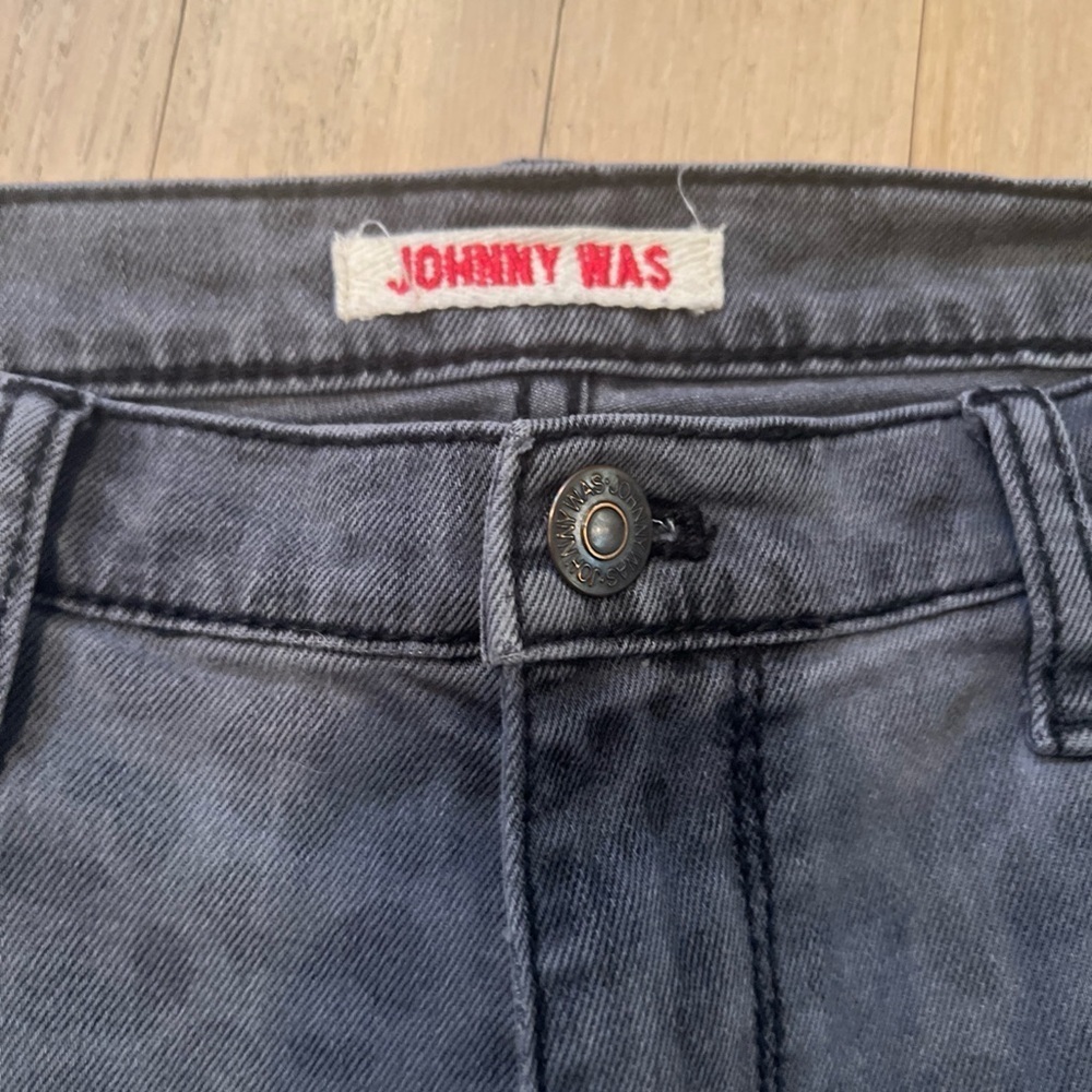 Johnny Was The Skinny Jean Womens Size 27 Animal Print - Picture 4 of 5